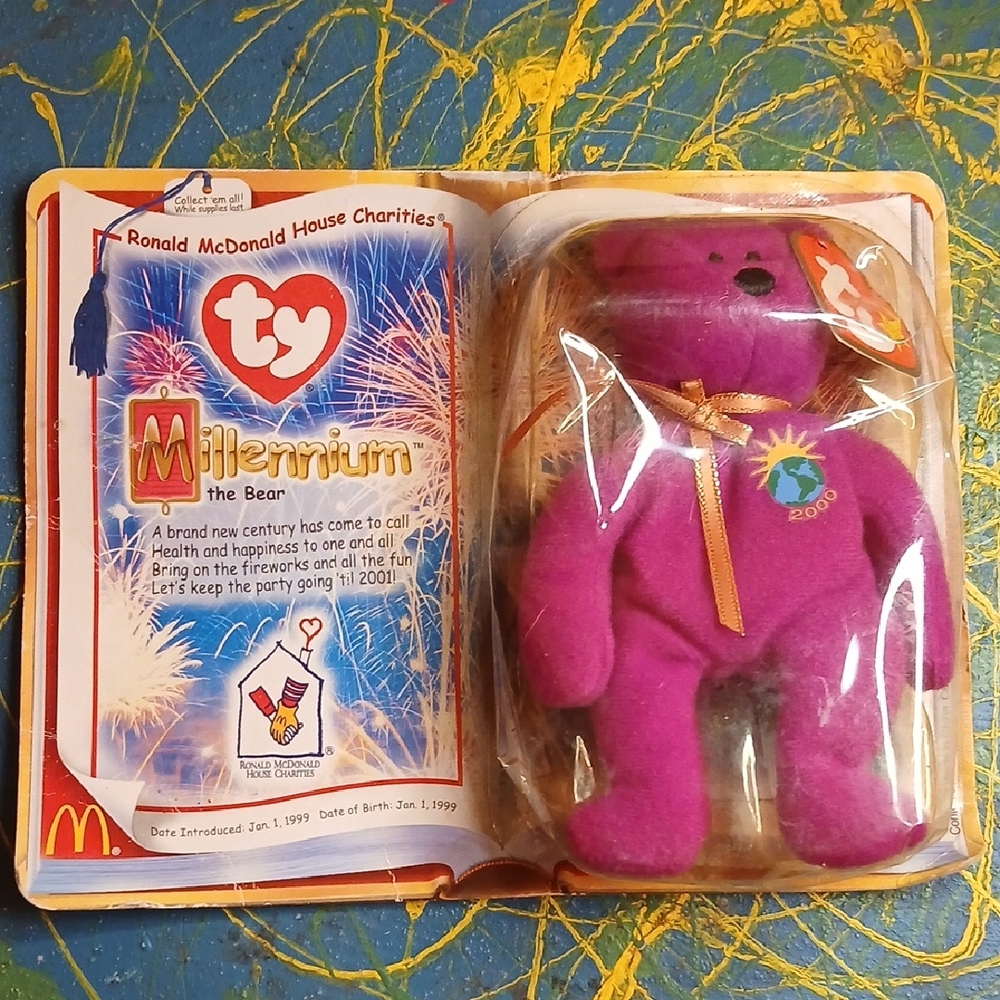 BEANIE BABY,Millennium The BEAR.‎ JAN.1,1999